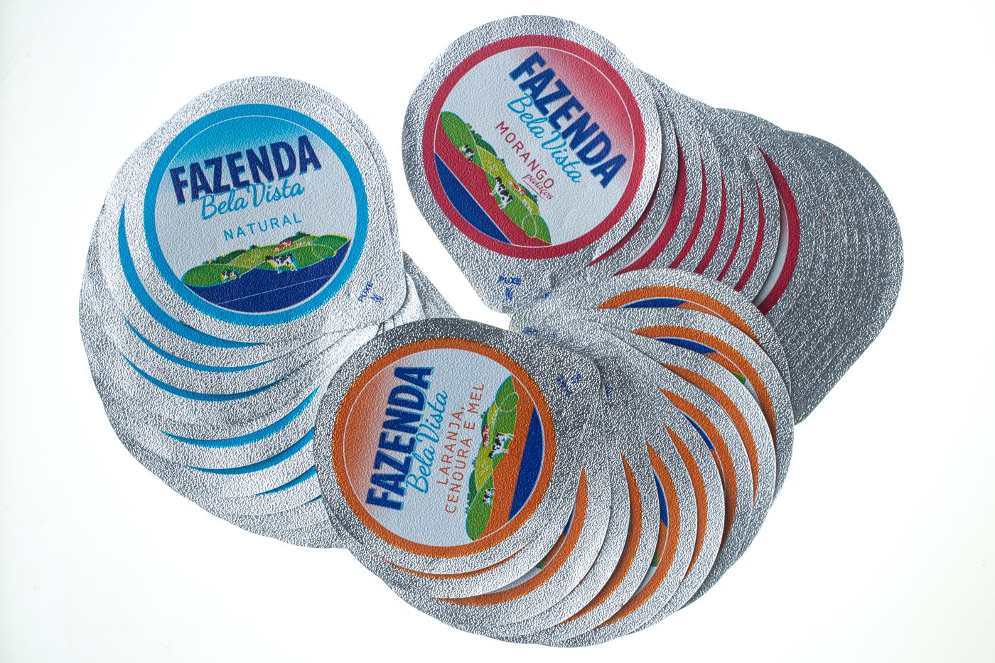 Selos de alumínio personalizados fabricados pela DELGO para potes e copos
